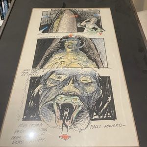 Raiders of the lost Ark sketches AUTHENTICATIED